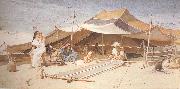 Charles rowbotham Spinners and Weavers (mk37) oil painting on canvas